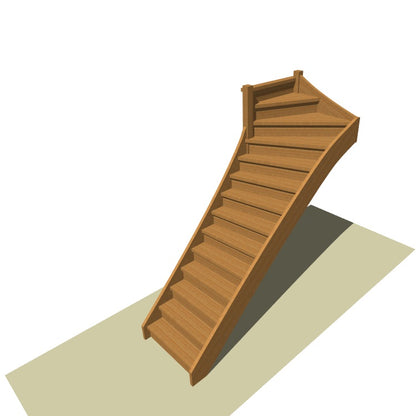 Vuren Bovenkwart trap op maat