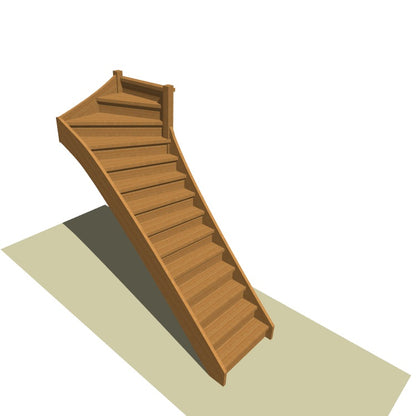 Vuren Bovenkwart trap op maat